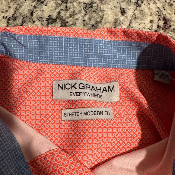 Nick Graham Poly-Blend S/S Shirt L - Picture 3 of 5